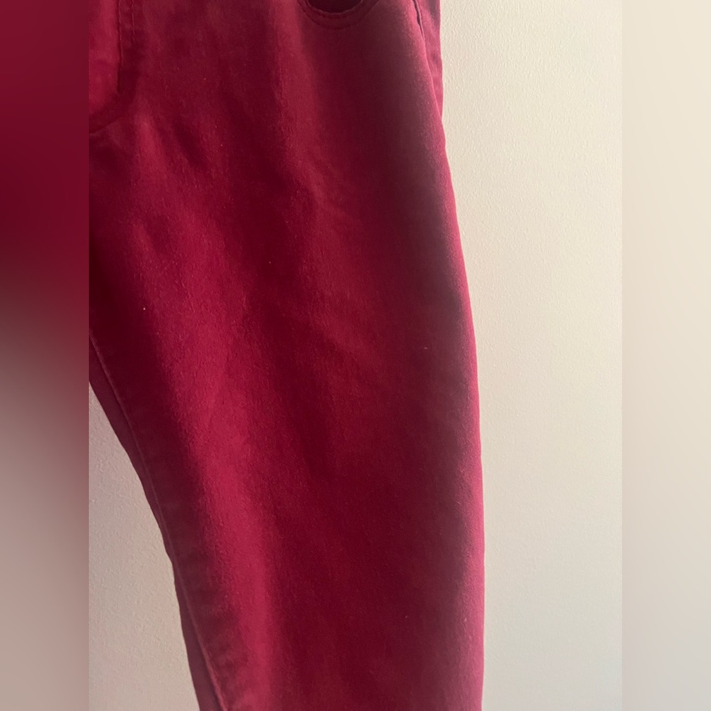 Celebrity Pink Jeans | Burgundy Stretch Skinny Pants | Women’s Size 7 - Picture 3 of 7